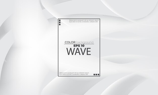 White liquid background abstract with soft waves fluid cool gradient shapes composition for gift card Poster on wall poster template landing page ui ux coverbook baner social media posted