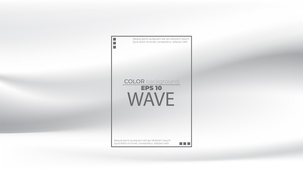 Free vector white liquid background abstract with soft waves fluid cool gradient shapes composition