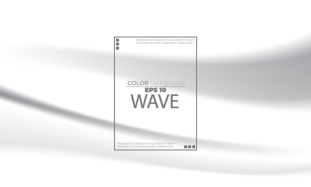 Free vector white liquid background abstract with soft waves fluid cool gradient shapes composition