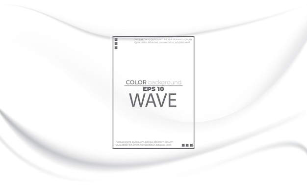 Free vector white liquid background abstract with soft waves fluid cool gradient shapes composition