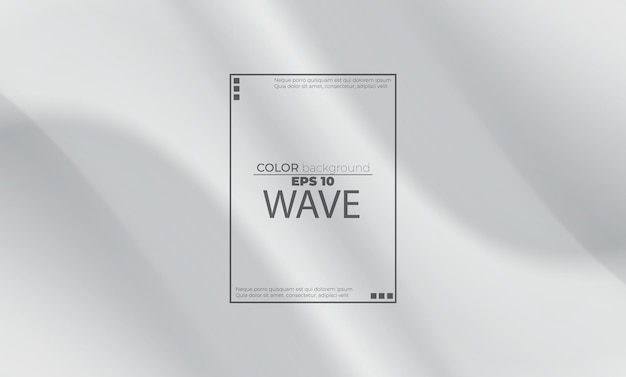 Free vector white liquid background abstract with soft waves fluid cool gradient shapes composition