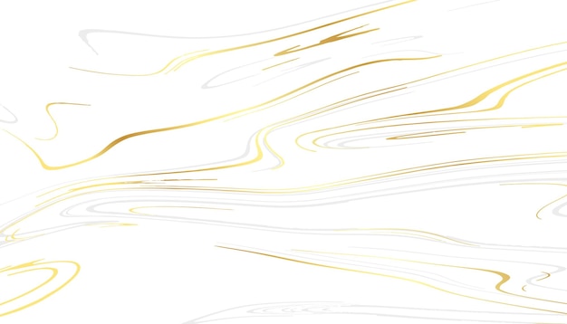 Белая мраморная текстура золотые линии фона