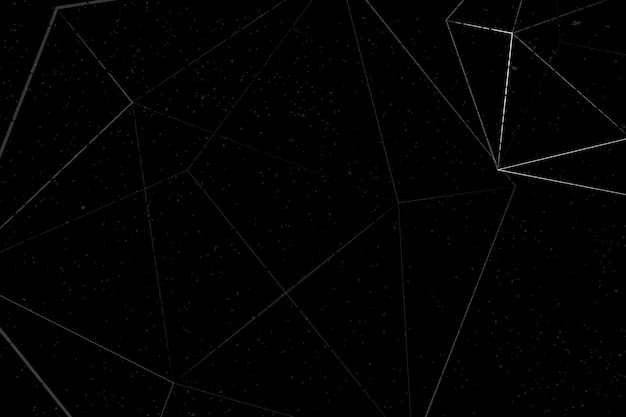 Free vector white outline icosahedron pattern background