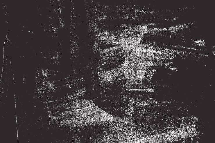 무료 Vector 검정색 배경에 흰색 페인트 롤 grunge 텍스처