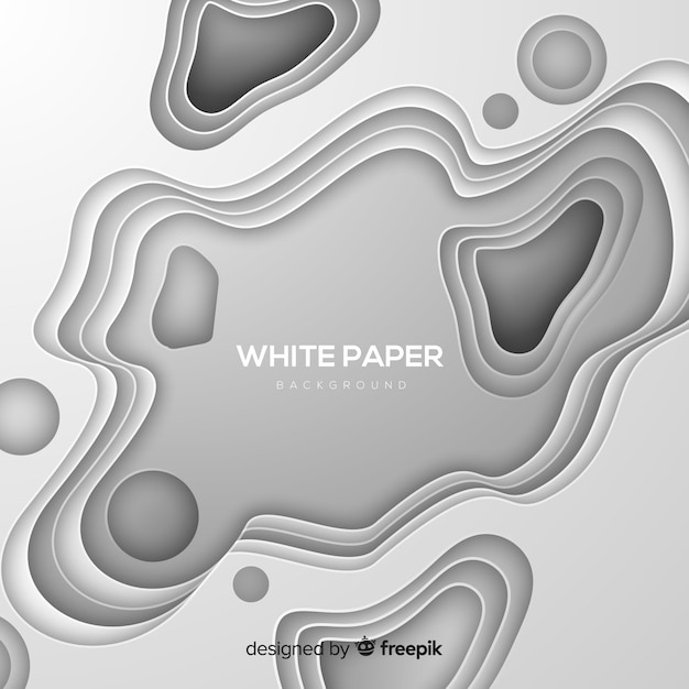 White paper background