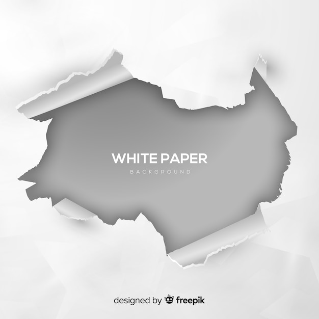 White paper background