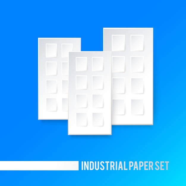 White paper buildings