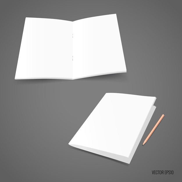 Free vector white paper template