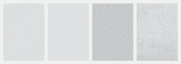 white paper texture collection