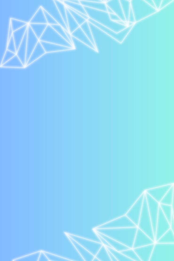 Free Vector white polygon pattern on bluish gradient background social template vector