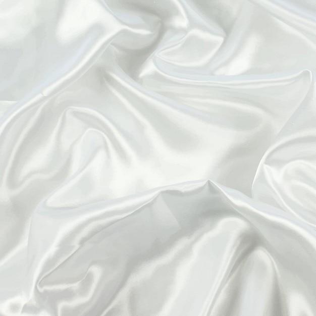 Free vector white silk background