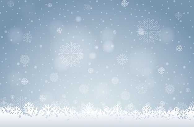 A white snowflake background