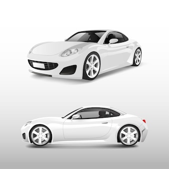 Front view of car silhouettes Vector | Free Download