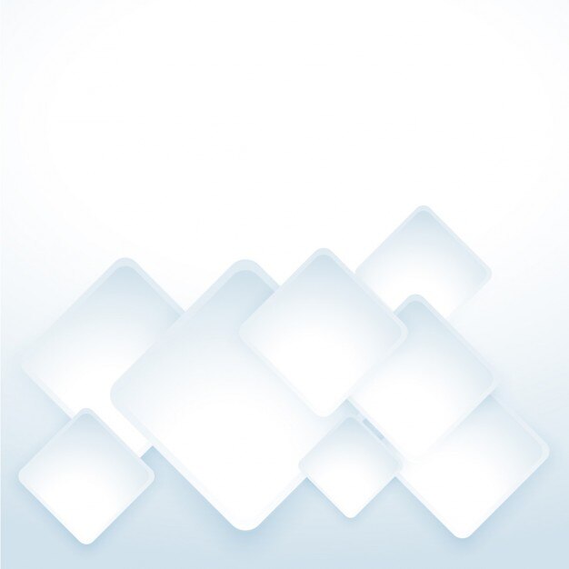 Free Vector white square abstract background