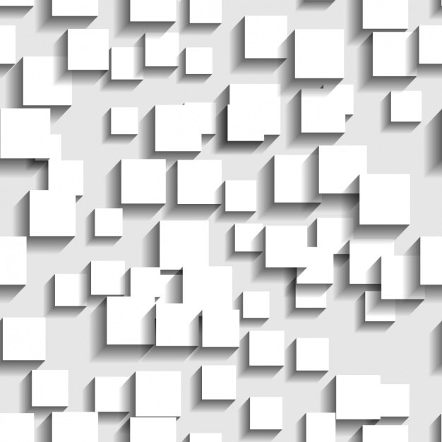 White squares pattern design