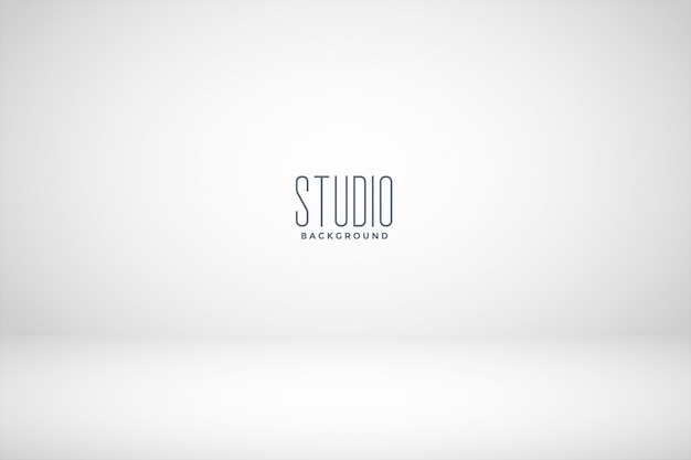 Бесплатное векторное изображение Белая студия пустая комната фон