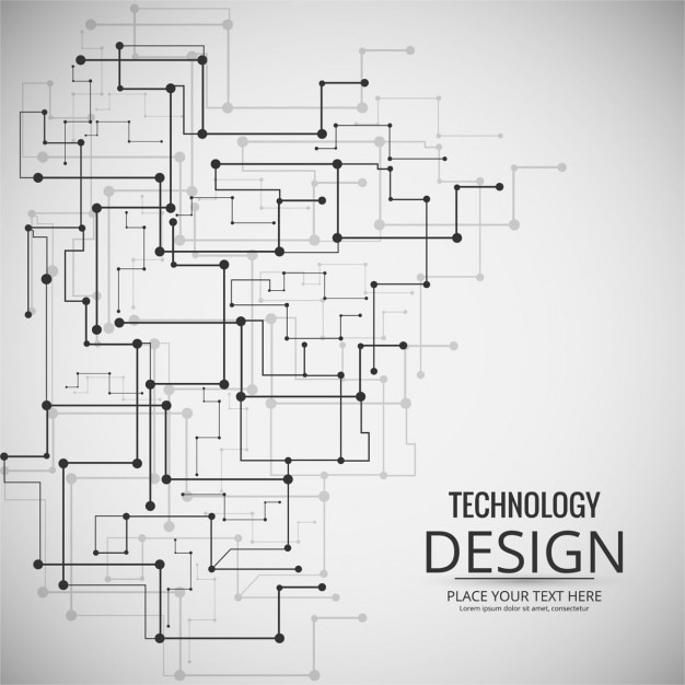 Бесплатное векторное изображение Современные технологии фон
