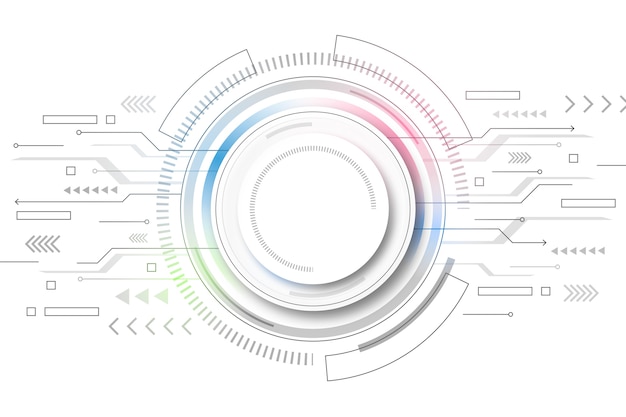 Sfondo bianco tecnologia