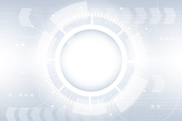 White technology background