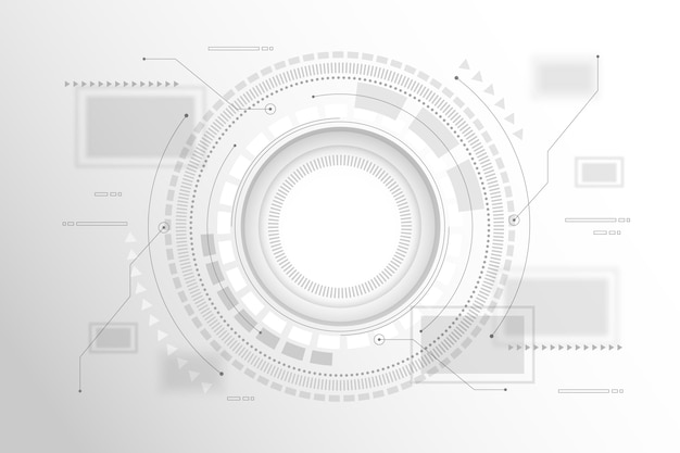 Sfondo bianco tecnologia