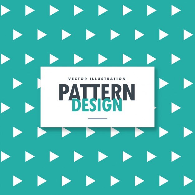 Free Vector white triangles pattern on a blue background