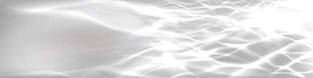 白い水の波の光の表面のオーバーレイ背景 3Dの透明な海面のパターンと反射効果の背景 大理石の不飽和質感 晴れた水の波動の動きと輝く屈折