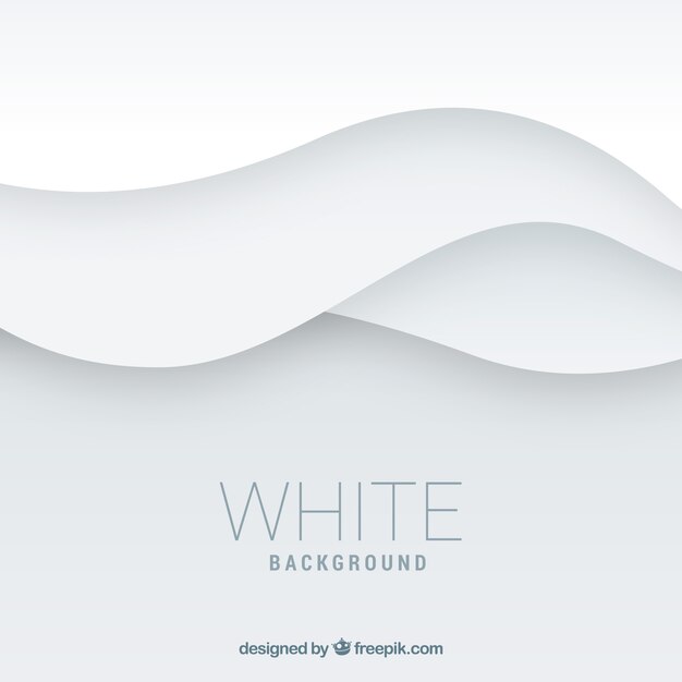 White waves background 