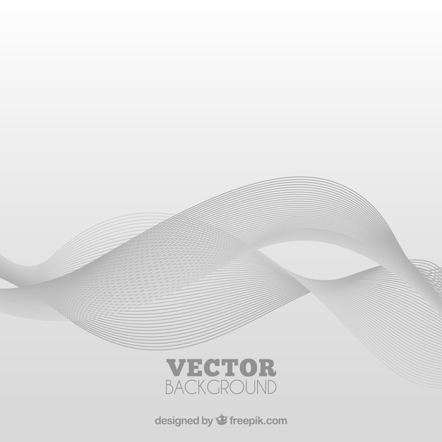 White wavy background