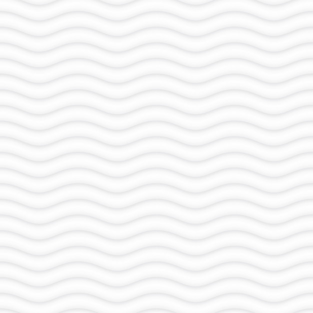 Free vector white wavy pattern background