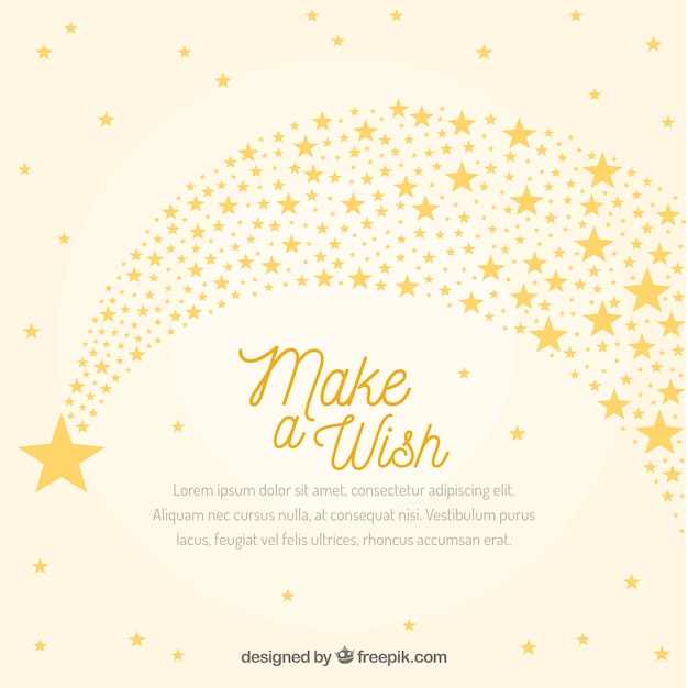 White and yellow star trail background