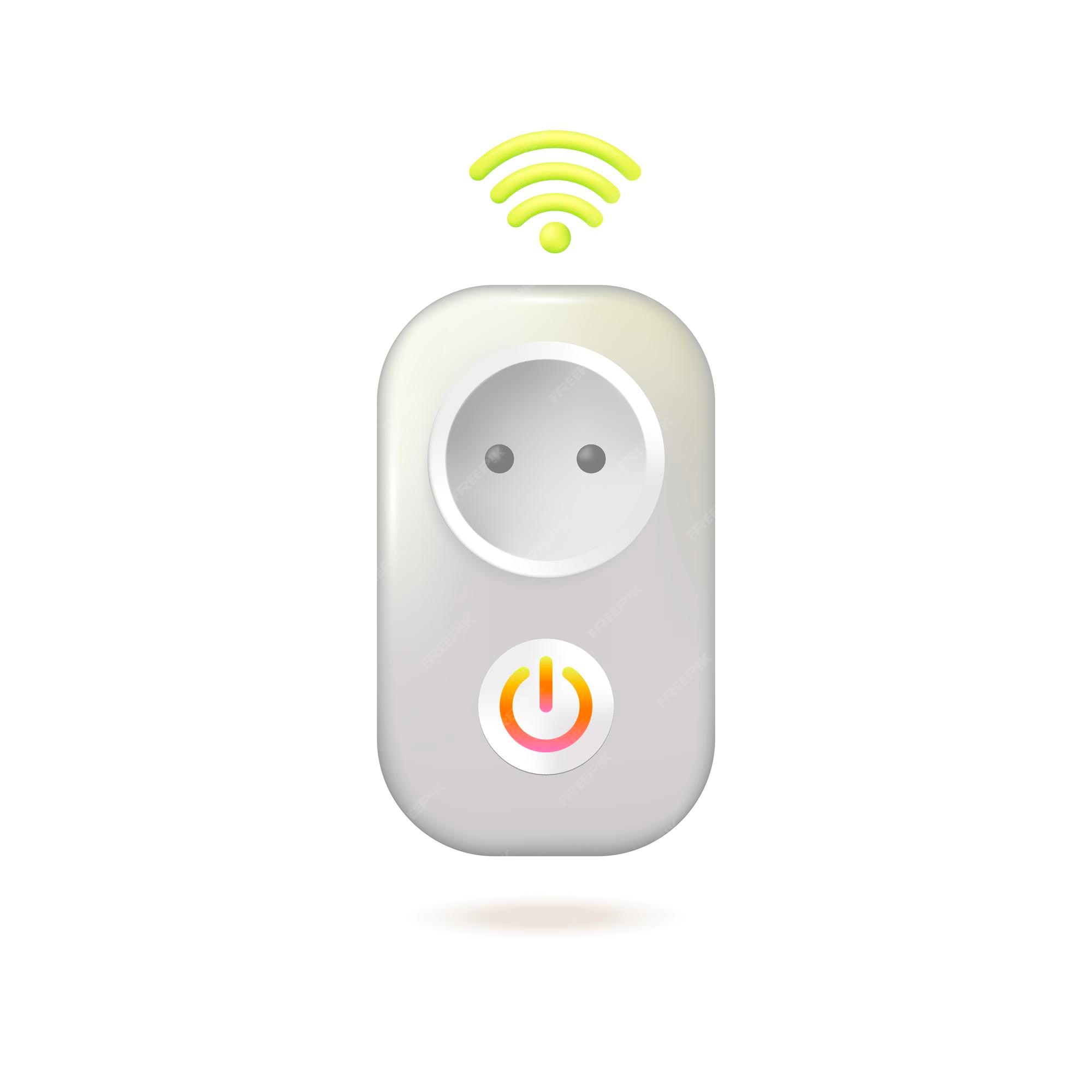 Double US smart plug with wifi vector concept icon 8044894 Vector Art at  Vecteezy