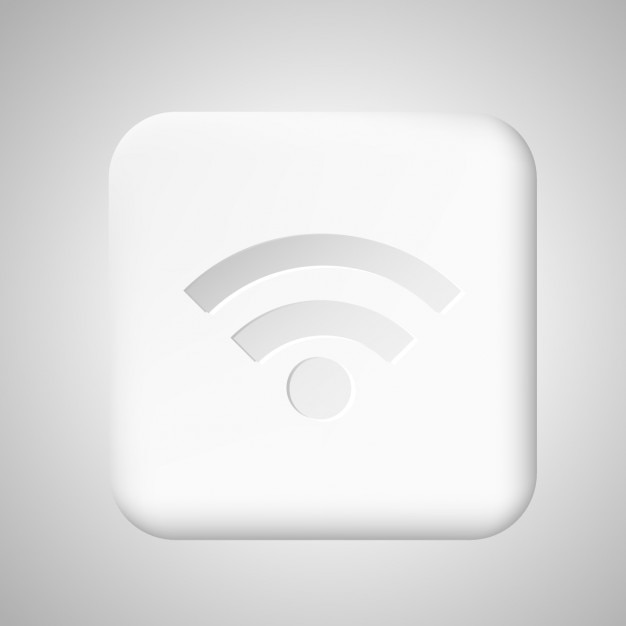 Vettore gratuito pulsante wifi