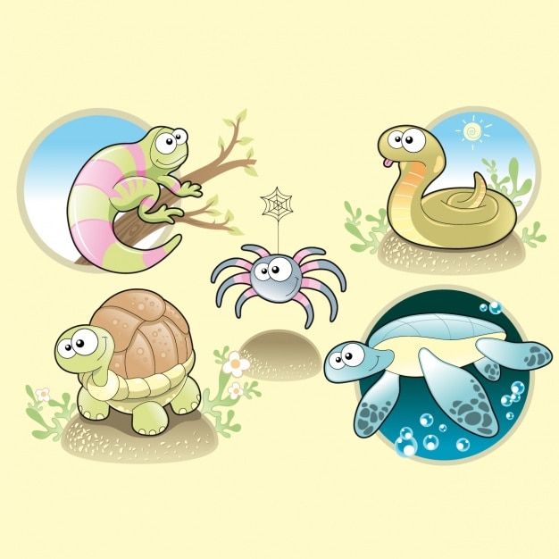 Free Vector wild animals collection