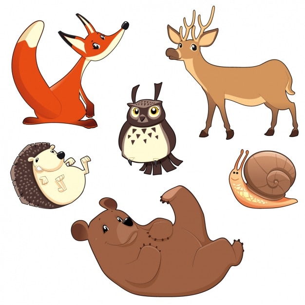 Free vector wild animals collection