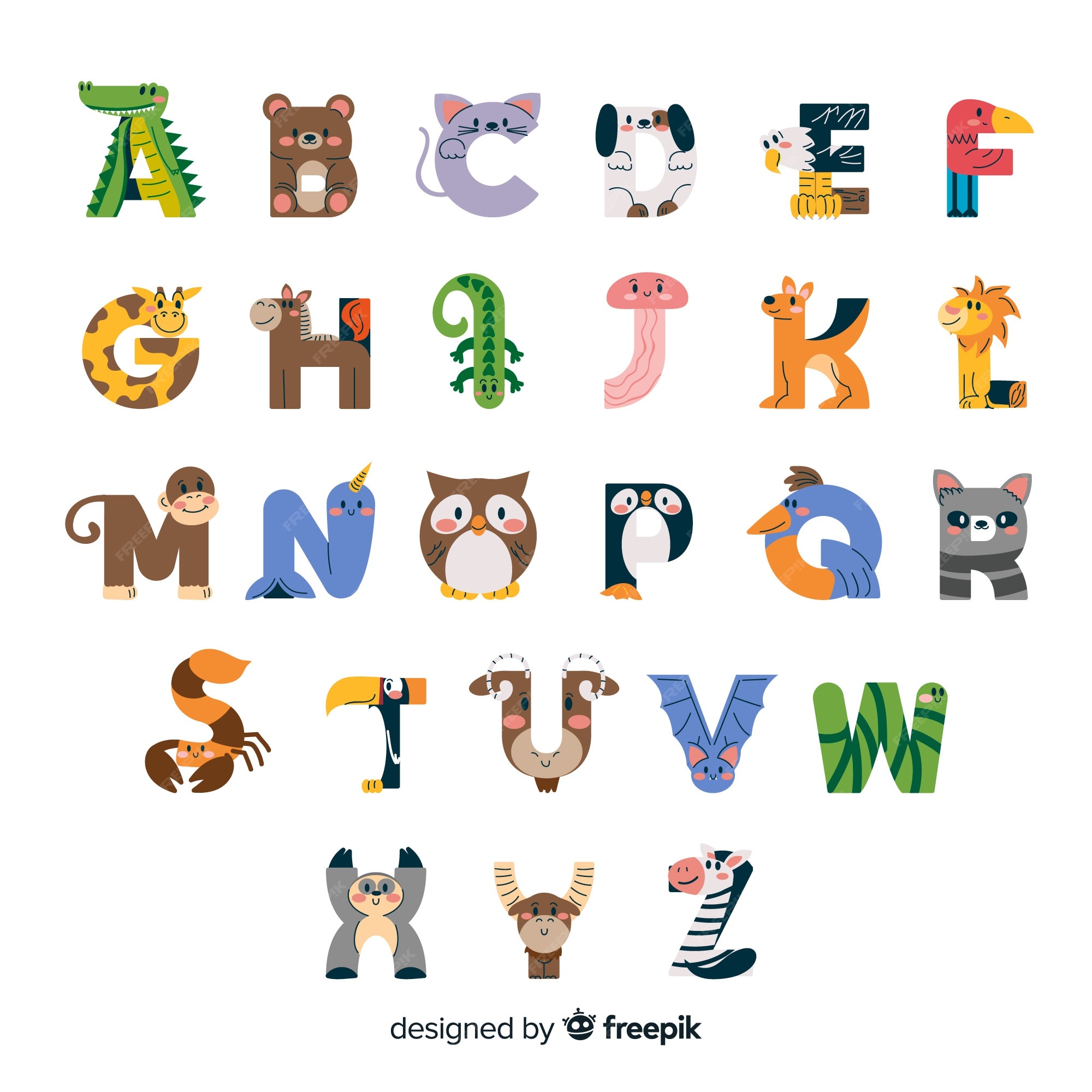 Animal Font Images - Free Download on Freepik