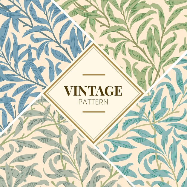 Free Vector willow bough by william morris 