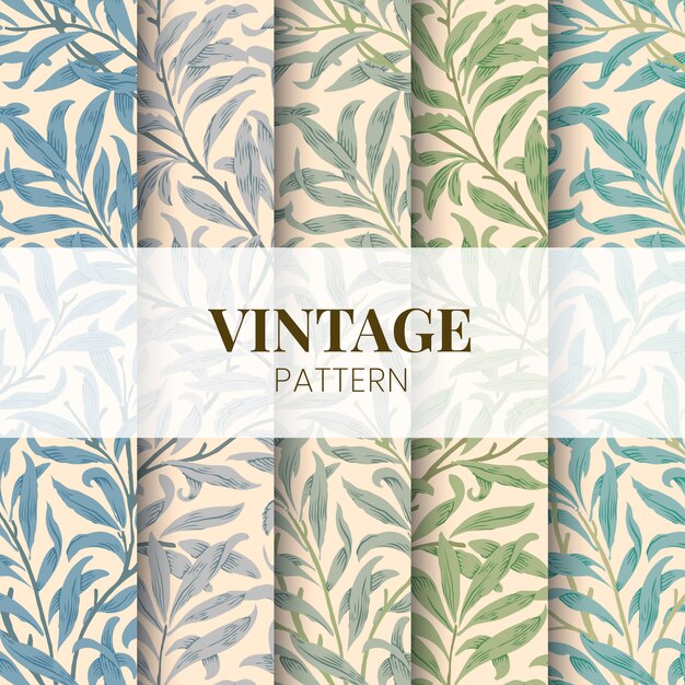 Free Vector willow bough by william morris 