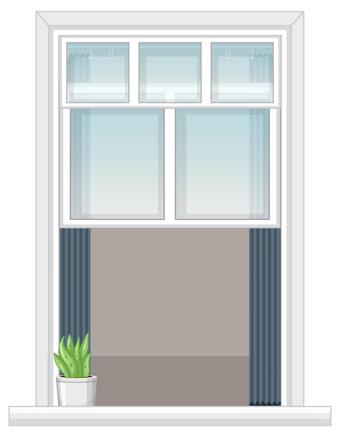 アパートの建物や家の正面の窓
