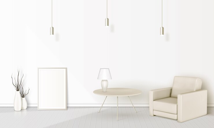 Free Vector window shadow in a white room