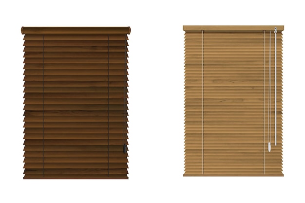 Window wooden rolling shutters venetian blinds