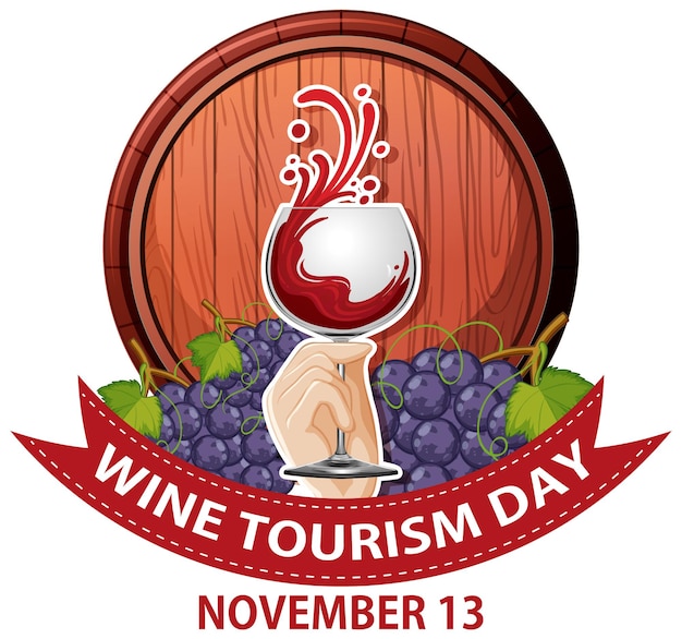 와인 관광의 날 글꼴 로고 디자인