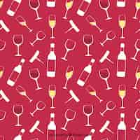 Free vector winery pattern