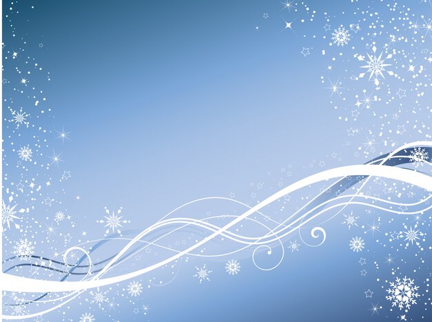 Winter abstract background