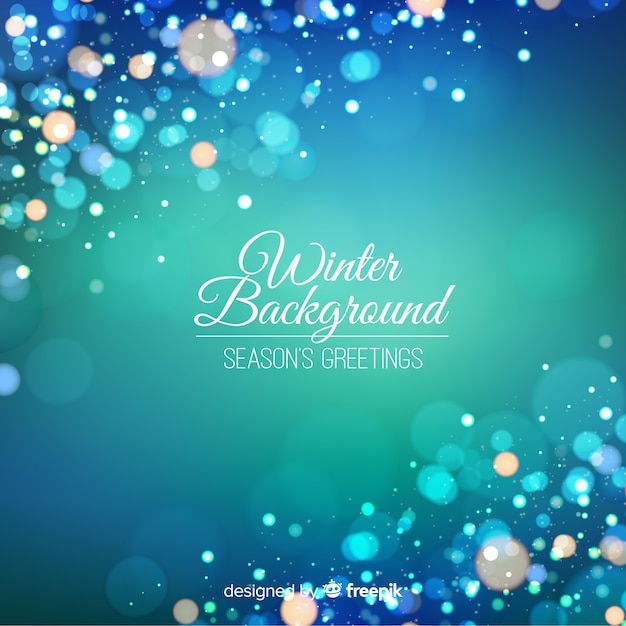 Free vector winter background