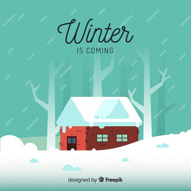 Free vector winter background