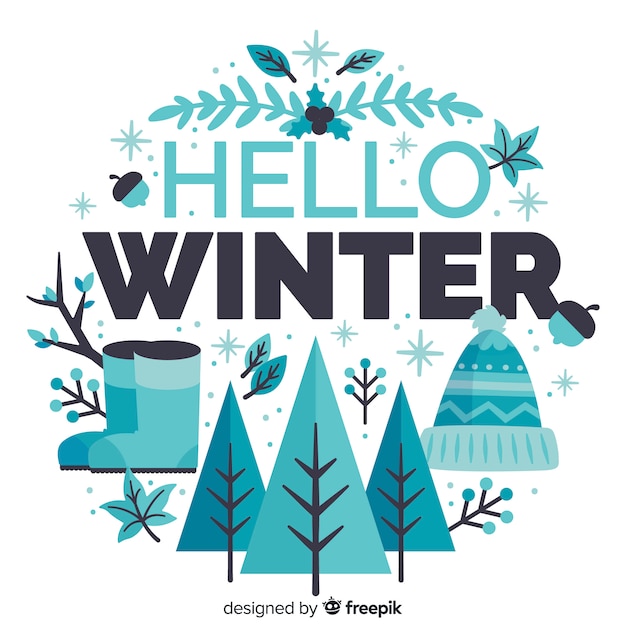 Free vector winter background