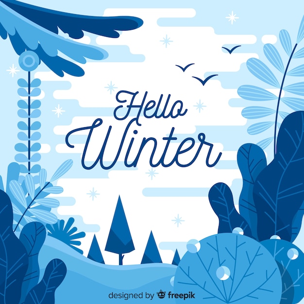 Free vector winter background