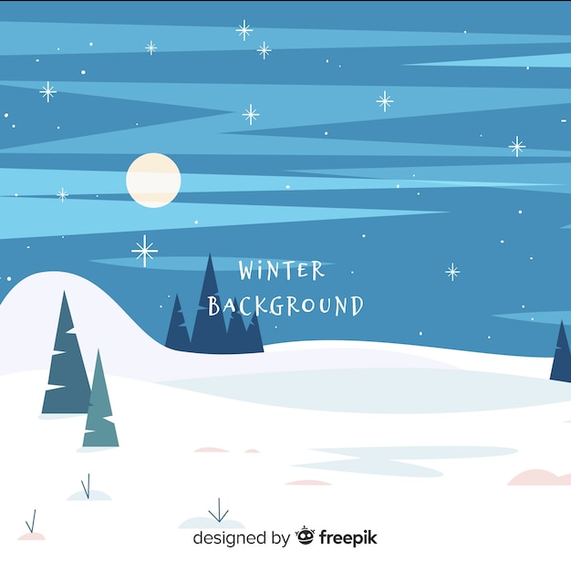 Free vector winter background