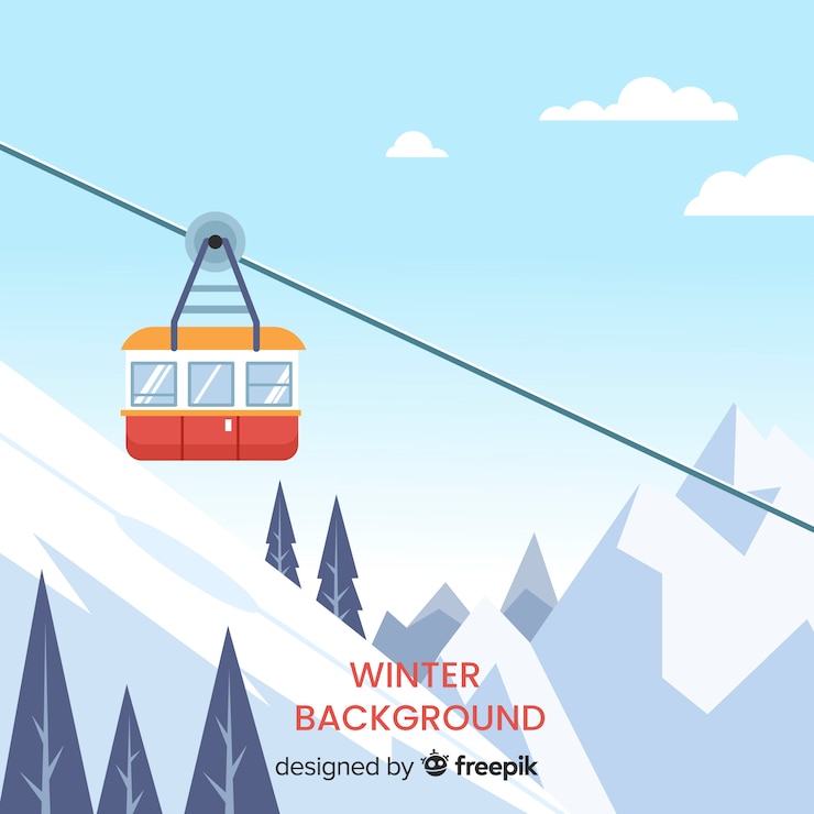 Free Vector winter background
