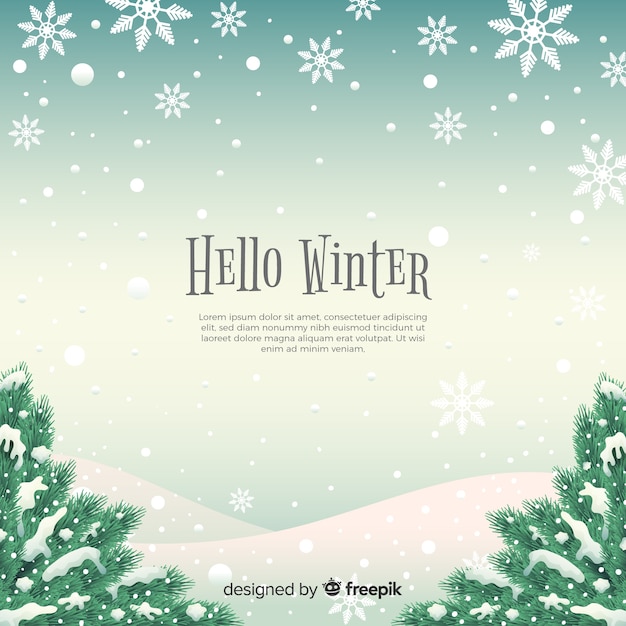 Winter background